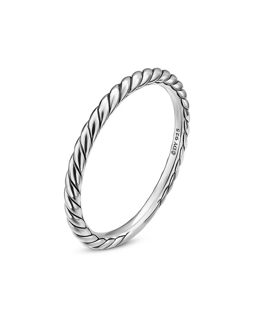 David Yurman Cable Band Ring in Sterling Silver, 1.7mm 1