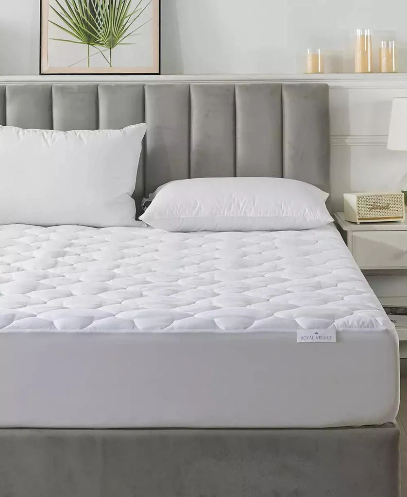 Royal Velvet 300 Thread Count Cotton Waterproof Stain Resistant Mattress Pad 4