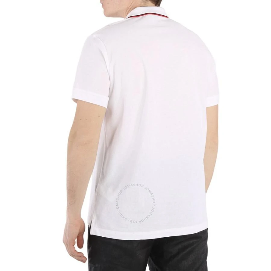 Burberry Burberry Men's White Icon Stripe Placket Cotton Pique Polo Shirt, Size X-Large 3
