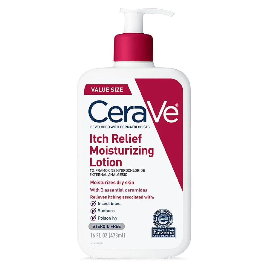 CeraVe Itch Relief Moisturizing Lotion with Pramoxine Hydrochloride for Dry Skin 1