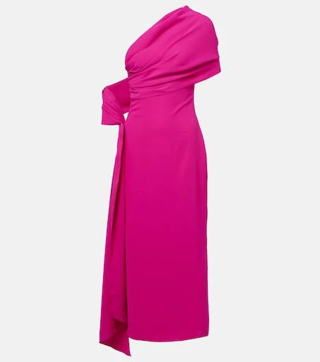 sachin and babi light blue dress Marmar Halim Black Taffeta Contrast Panelled Gown