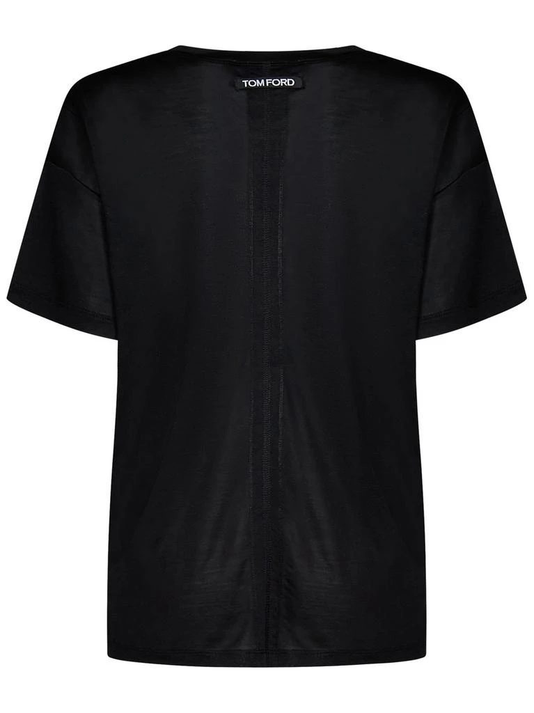 Tom Ford Tom Ford Logo Printed Crewneck T-Shirt 2