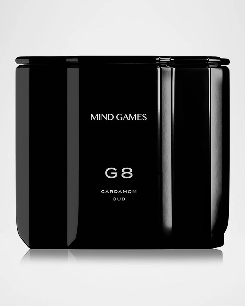 MIND GAMES G8 Black King Cardamom Oud Luxury Candle, 10 oz. 1
