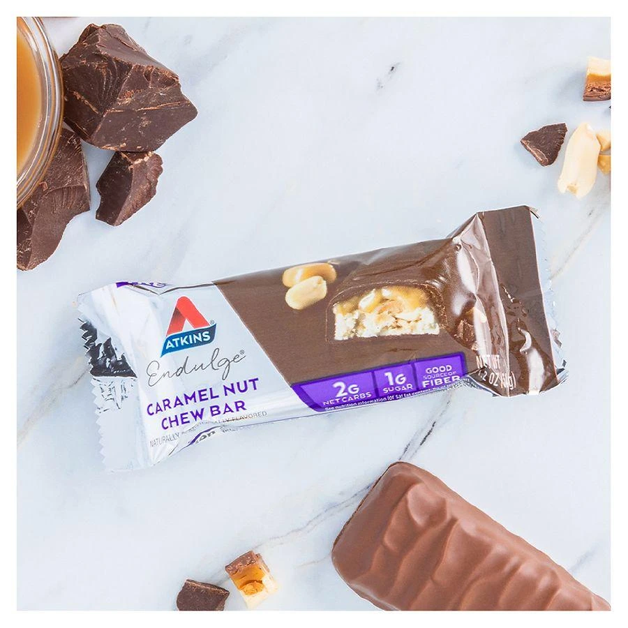 Atkins Snack Bars Caramel Nut Chew 6