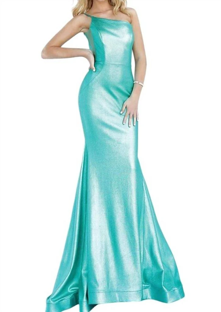 slim fit dress slacks Sage Green Bridesmaid Gowns|Mix & Match main image 1