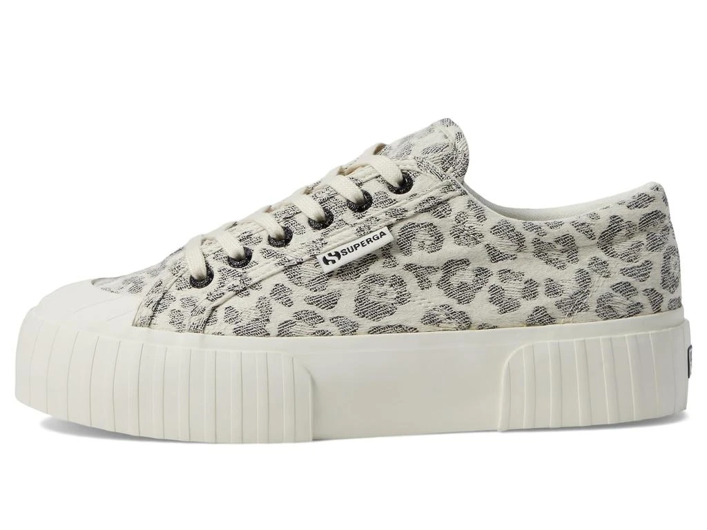 Superga 2631 stripe platform jacquard animalier 4