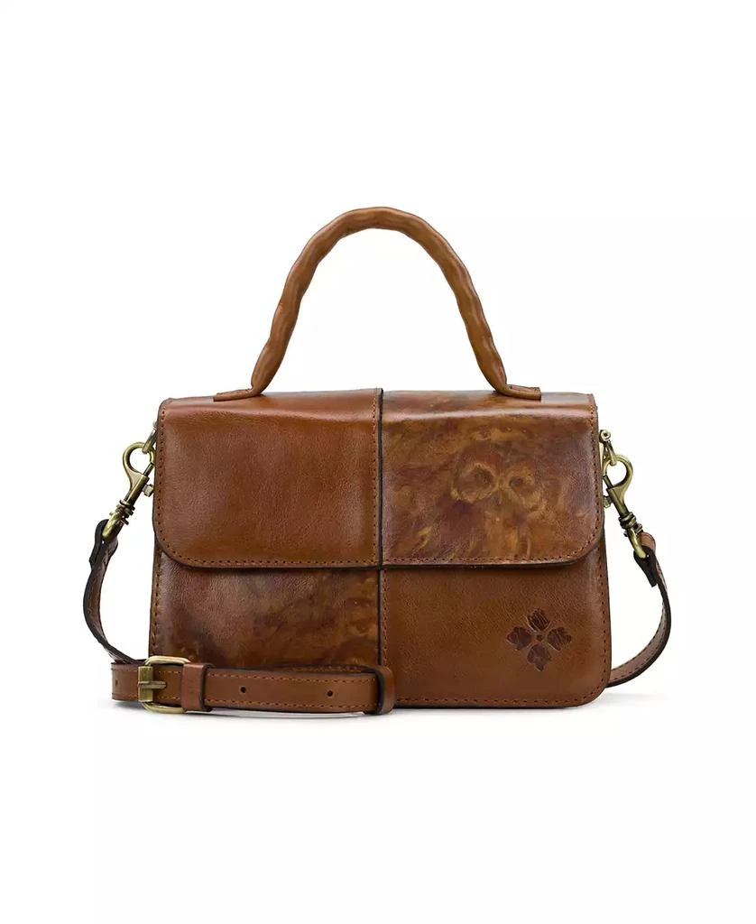 Patricia Nash Owl Print Garnet Crossbody Bag 1