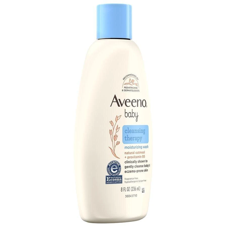 Aveeno Cleansing Therapy Moisturizing Wash, Natural Oatmeal 3