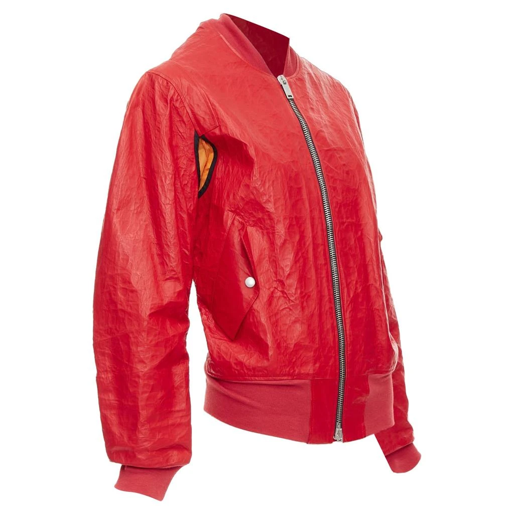 Unravel Project Unravelproject leather tyvek nylon lined bomber jacket 4