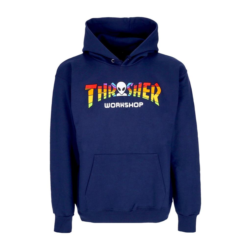 Thrasher Spectrum Hoodie X Aws Navy Men's Hoodie