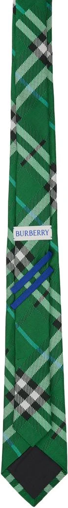Burberry Green Check Silk Tie 2