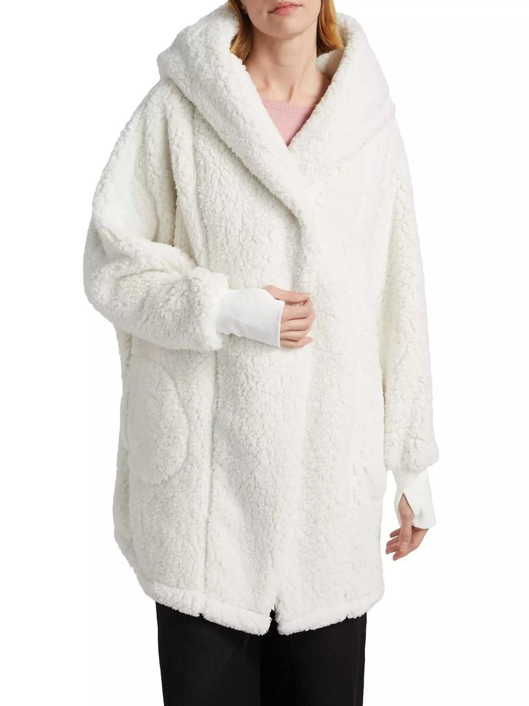 By Jill Martin The Best Lounger In The World Embellished Martini Glass Sherpa Hooded Jacket 3