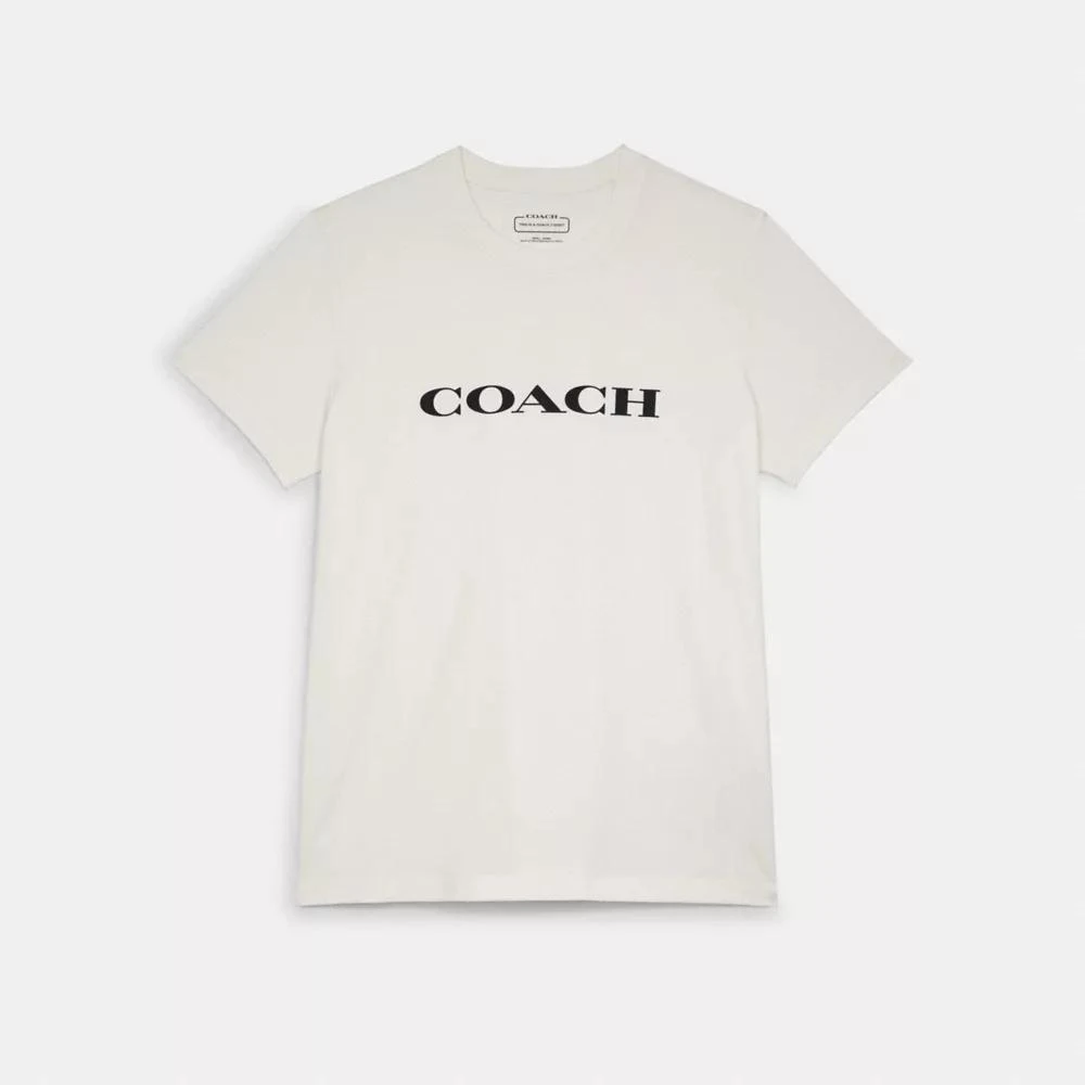 Coach Essential T Shirt In Organic Cotton 1