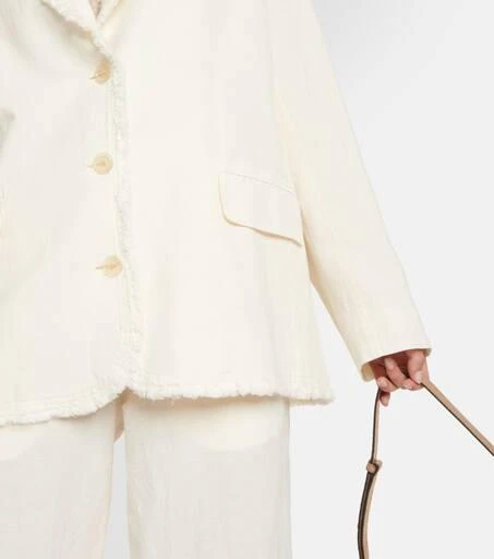 Acne Studios Cotton and linen blazer 6