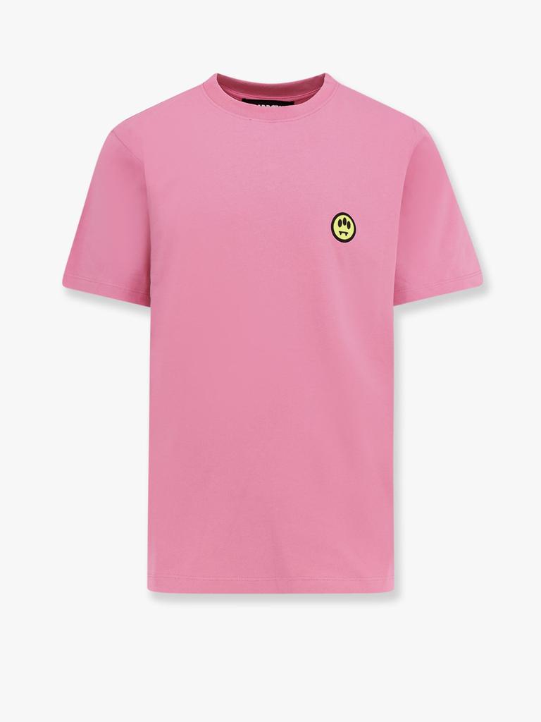 BARROW Cotton t-shirt with frontal and back logo print