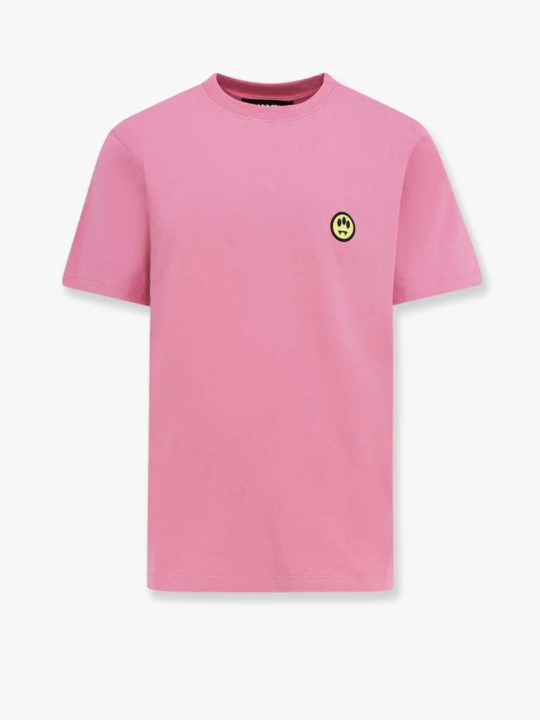 BARROW Cotton t-shirt with frontal and back logo print 1