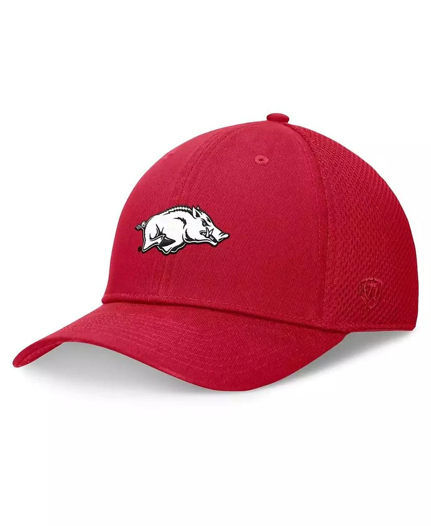 Top of the World Men's Cardinal Arkansas Razorbacks Spacer Flex Hat 1