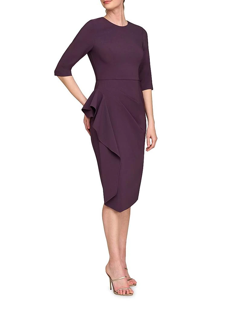 Kay Unger Esther Stretch Crêpe Cocktail Dress 3