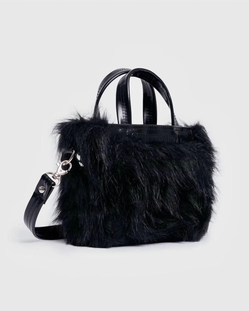 Stutterheim Women's Biblio Mini Faux Bag In Black 2