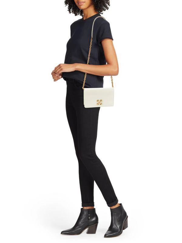Off-White Jitney Leather Shoulder Bag 2