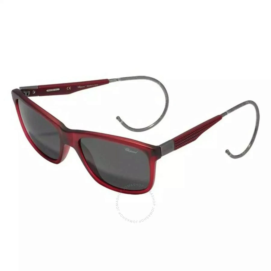 Chopard Polarized Grey Square Men's Sunglasses SCH156M L00P 57 1