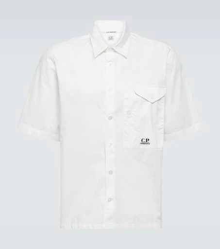 C.P. Company Logo cotton poplin shirt 1