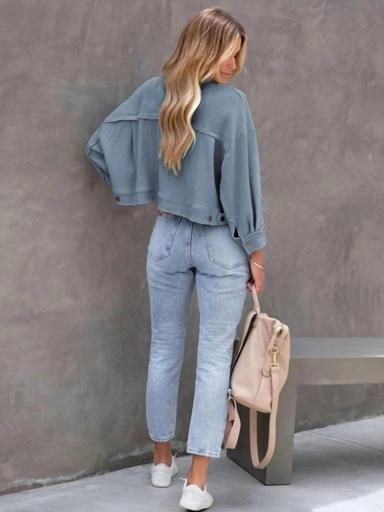 Lily Clothing Lily Clothing - Waffle Denim Jacket 2