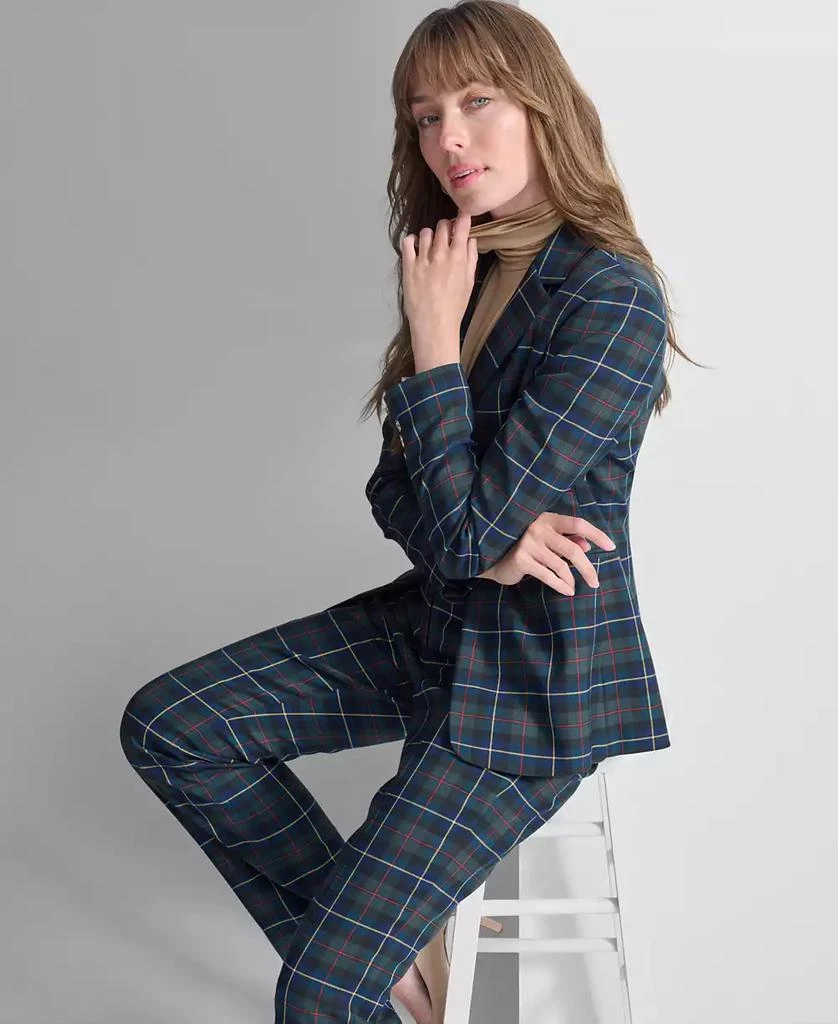 Tommy Hilfiger Women's Slim Fit Checked Blazer 3