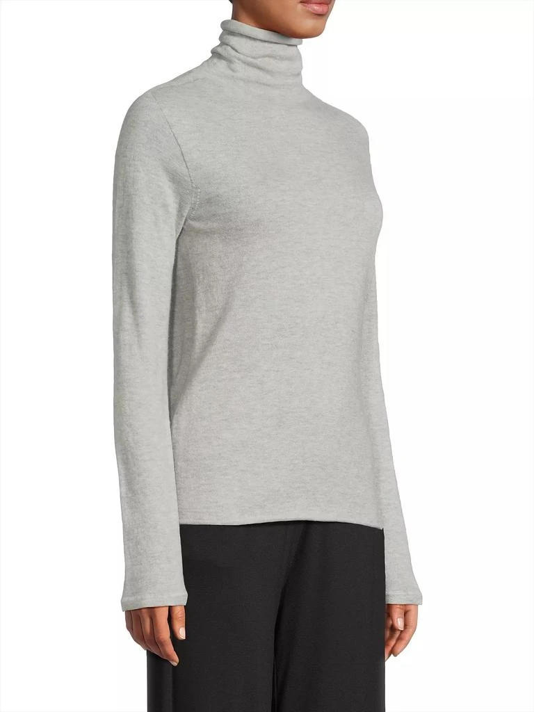MAJESTIC FILATURES Mashine-Washable Cashmere Long-Sleeve Turtleneck Sweater 4