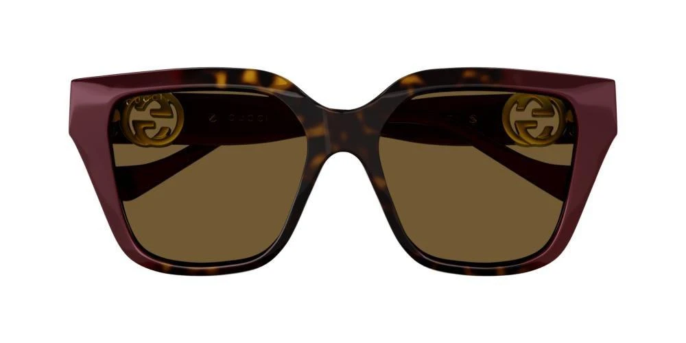 Gucci Gucci Eyewear Square Frame Chain-Linked Sunglasses 1