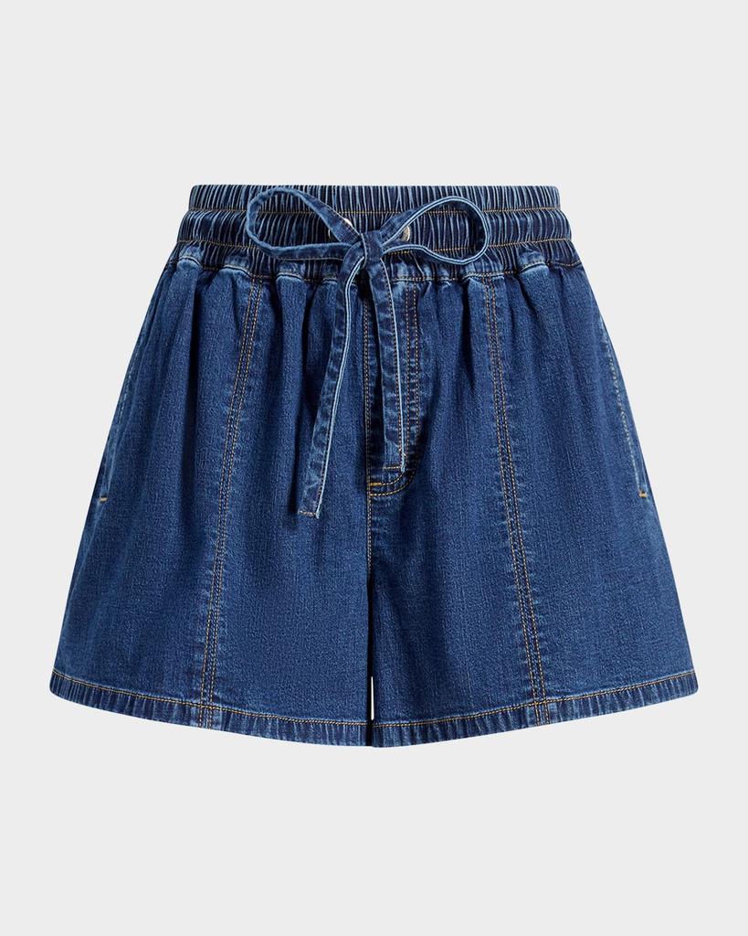 Cinq a Sept Paige Denim Drawstring Shorts