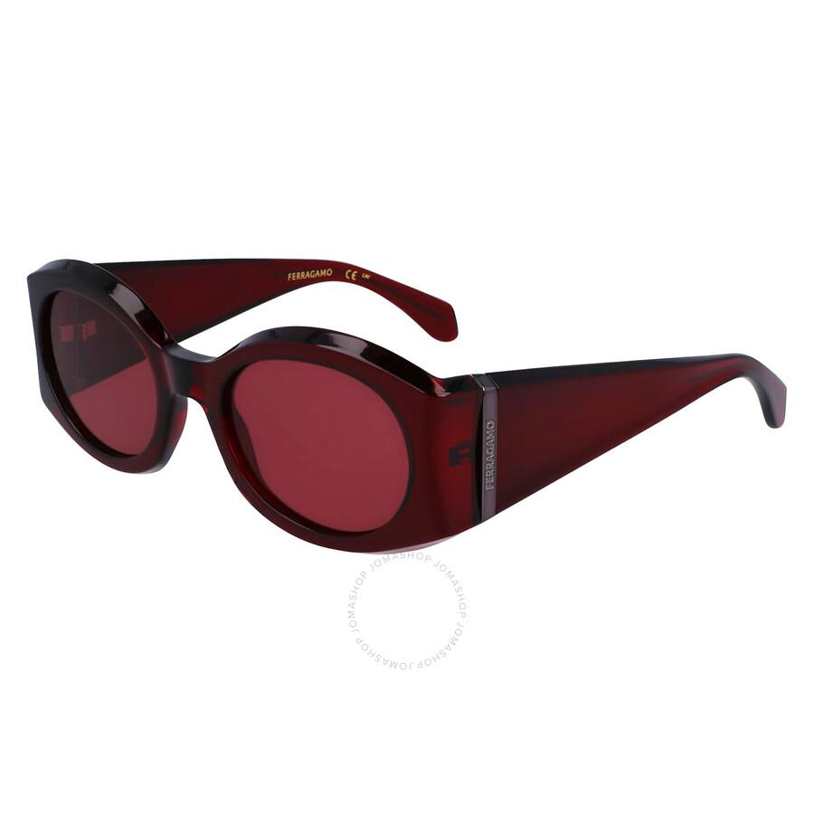 Salvatore Ferragamo SF815S Women's selling Sunglasses 56 mm Square Acetate Brown Retro