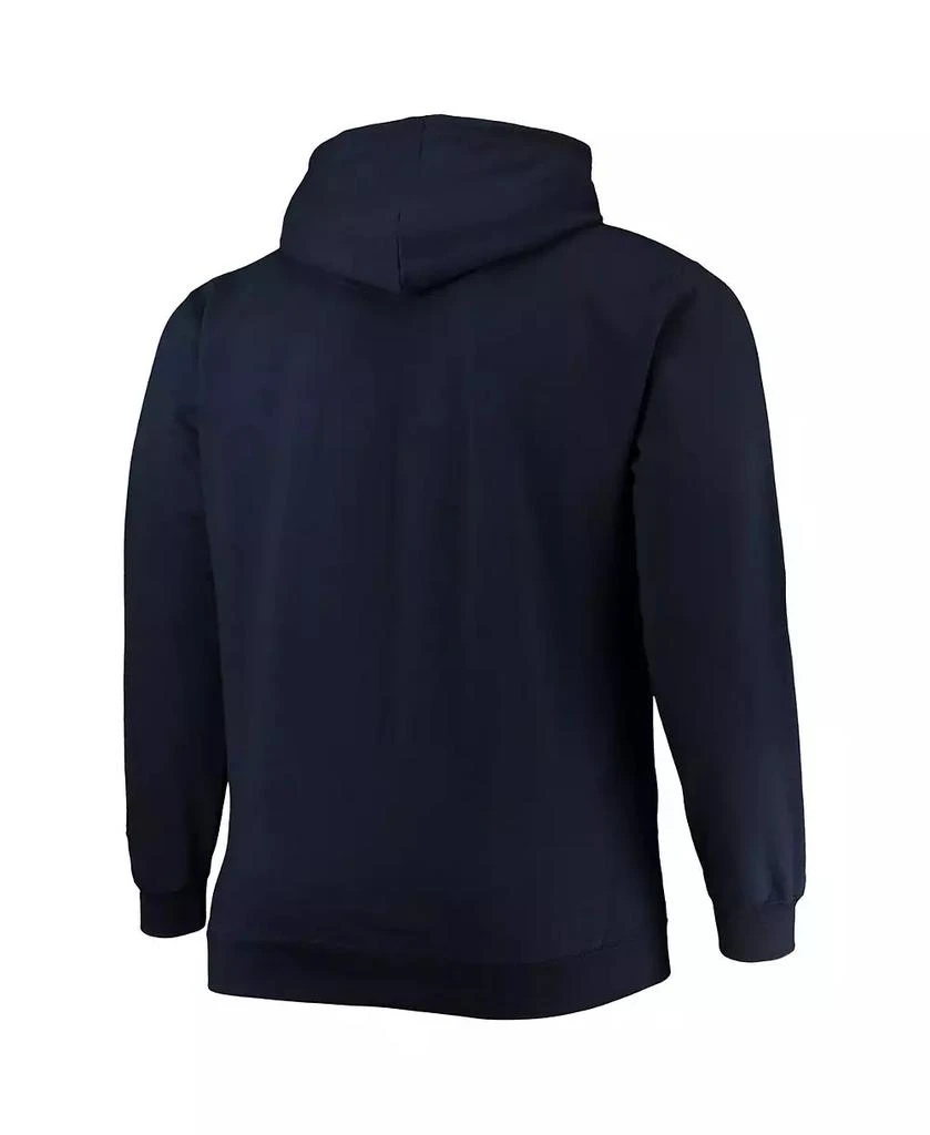 CHAMPION Men's Navy Penn State Nittany Lions Big and Tall Arch Over Logo Powerblend Pullover Hoodie 3
