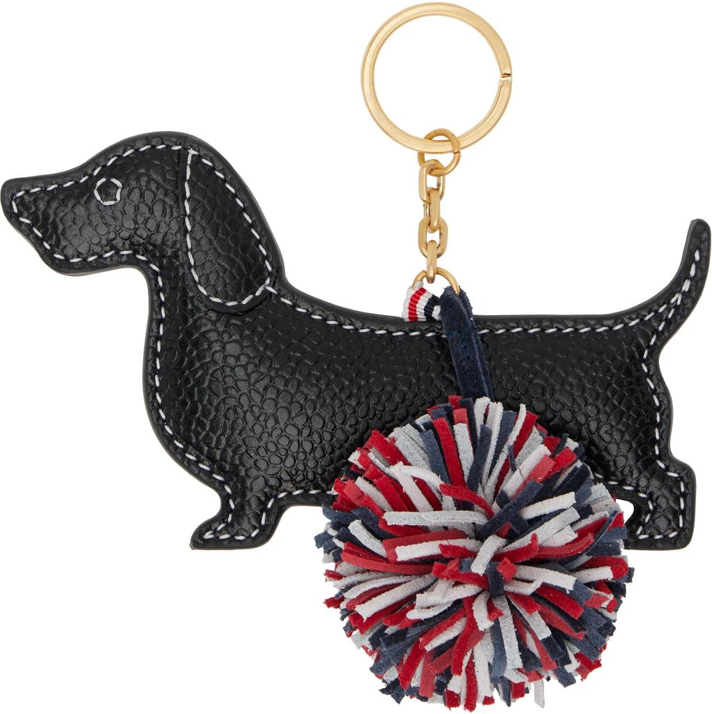 Thom Browne Black Puffy Hector Keychain