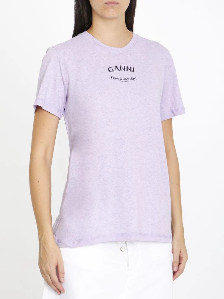 Ganni Ganni logo t-shirt 2