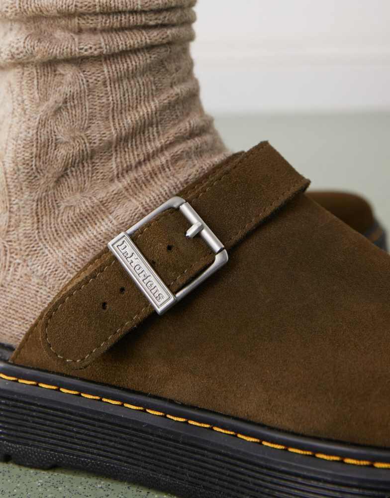 Dr. Martens Dr Martens Brookline mules in olive brown