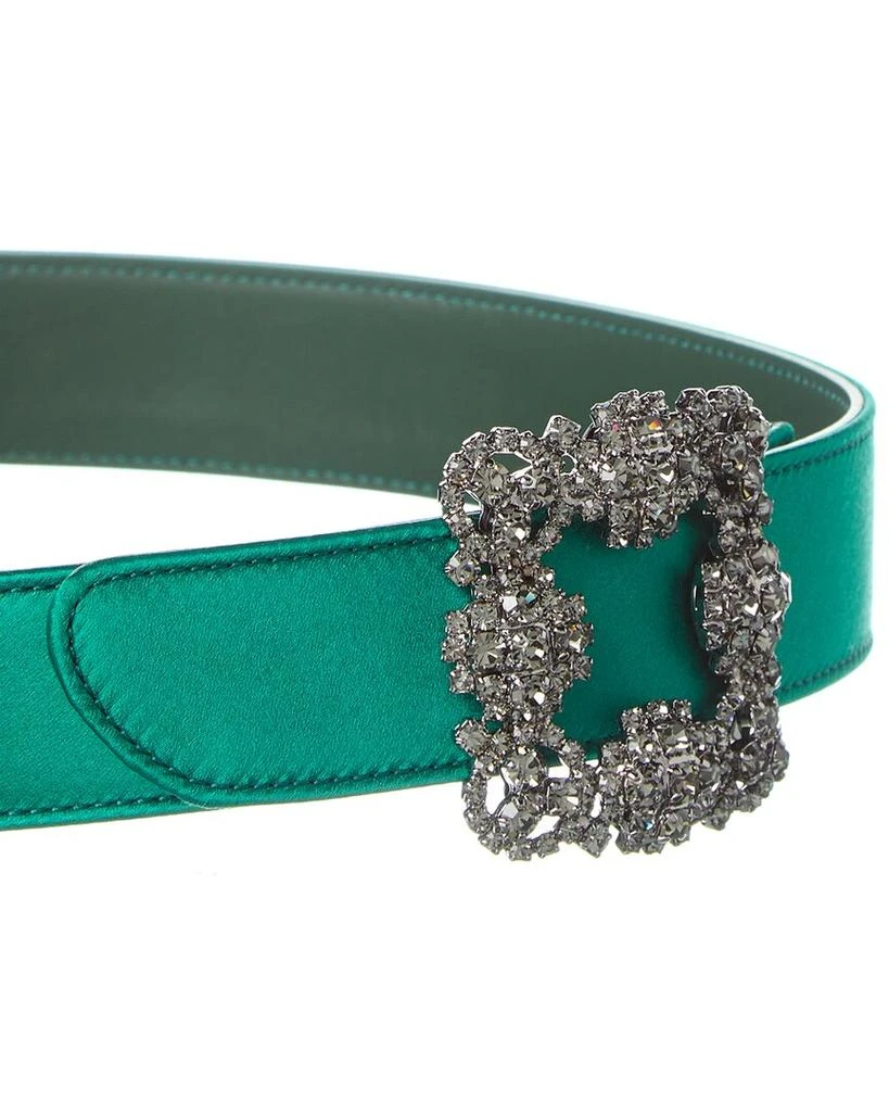 Manolo Blahnik Hangisi 35 Satin Belt 2