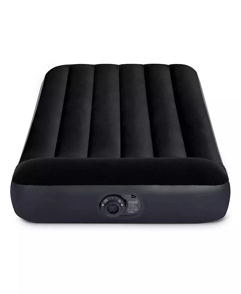 Intex Dura Pillow Rest Classic Blow Up Mattress Air Bed with Built In Pump, Twin 8