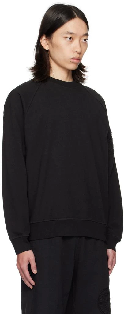 Stone Island Black Heavy Sweatshirt 2