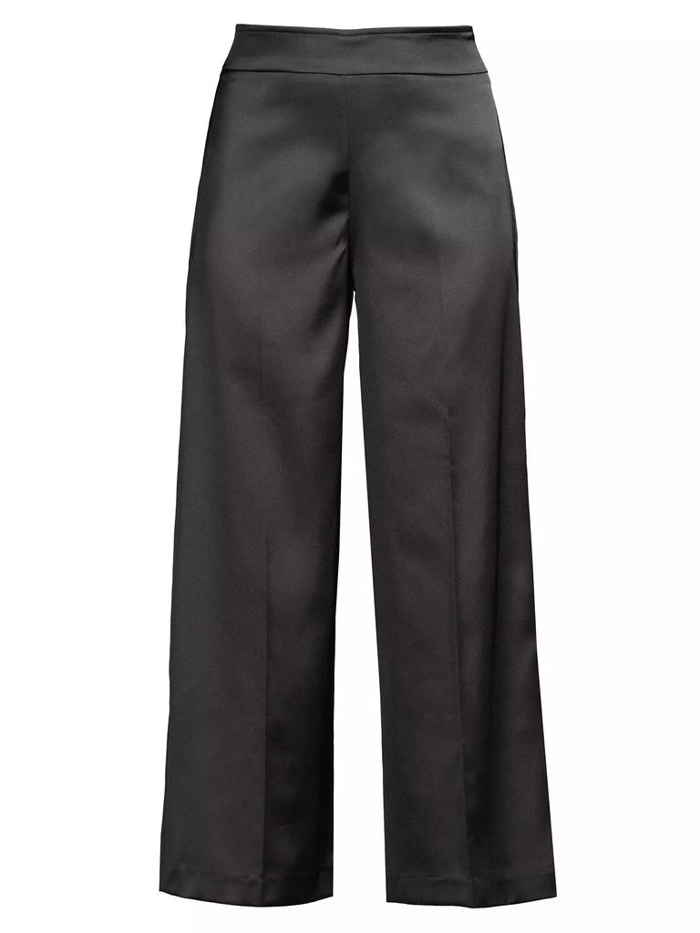 Avenue Montaigne Alex Satin Wide-Leg Pants