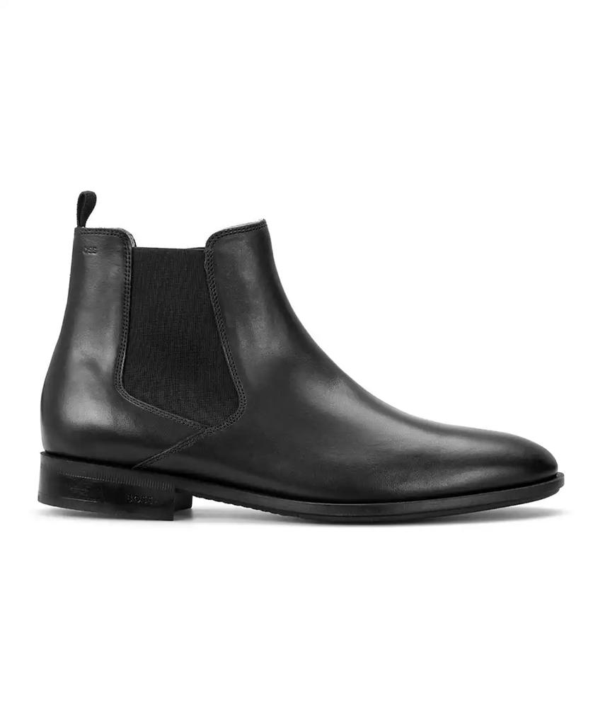 Hugo Boss Men's Colby Leather Chelsea Slip On Boot