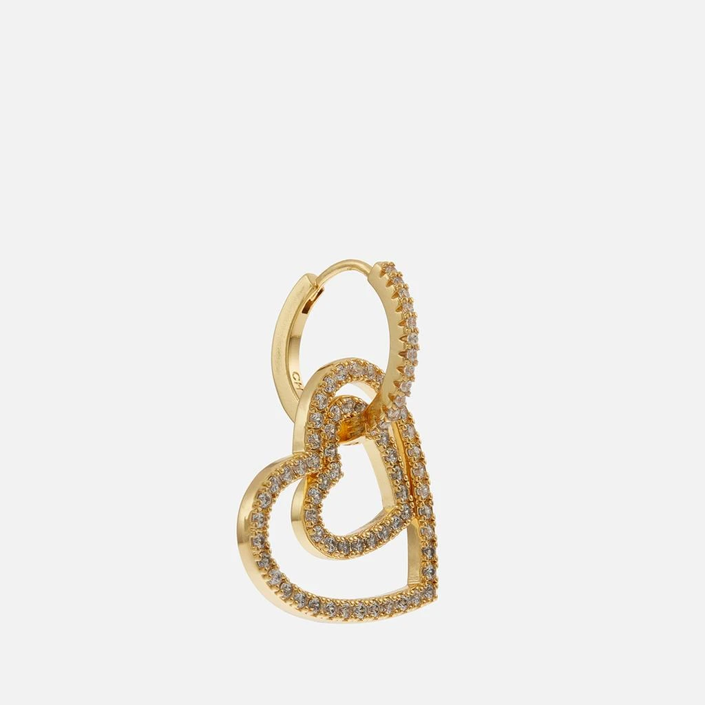 Crystal Haze Heart Collector Gold-Plated Earring 2