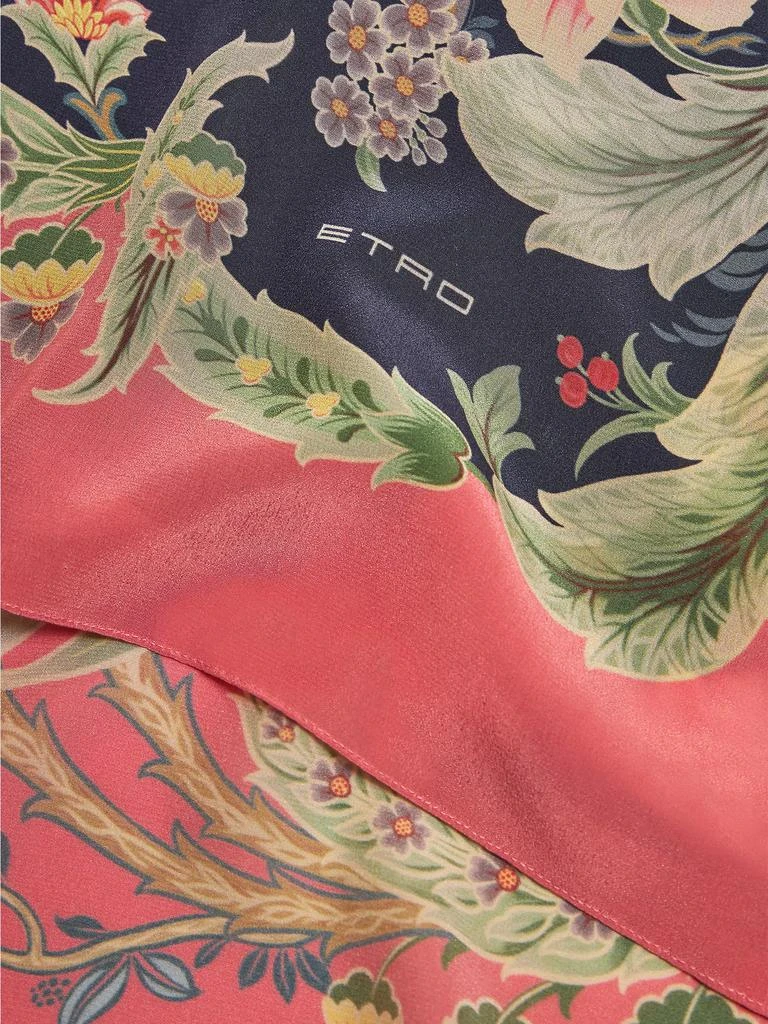 ETRO Floral Silk Poncho 3