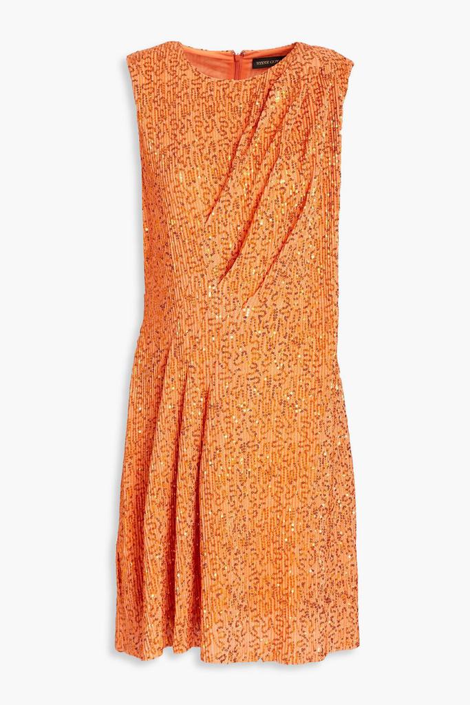 Stine Goya Louiza sequined metallic knitted mini dress