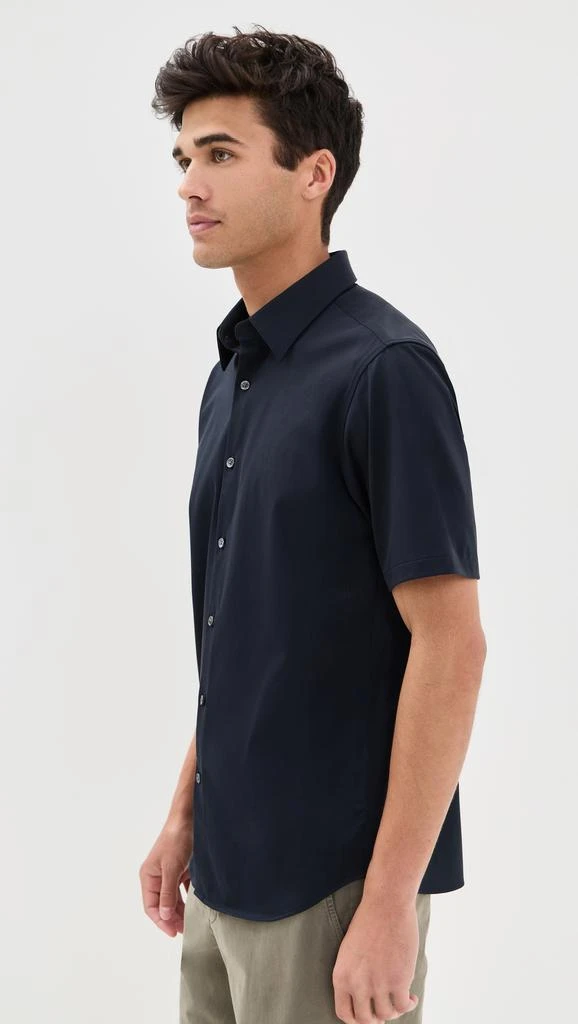 Theory Structure Knit Irving Short Sleeve Shirt 3