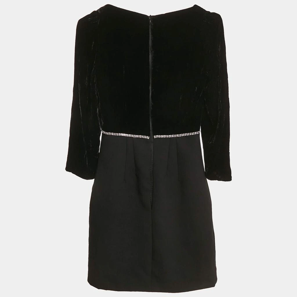 Shop Miu Miu Black Velvet and Wool Crystal Bow Detail Mini Dress XS on Sale  at BeyondStyle  Get 74% Off Miu Miu Black Velvet and Wool Crystal Bow  Detail Mini Dress