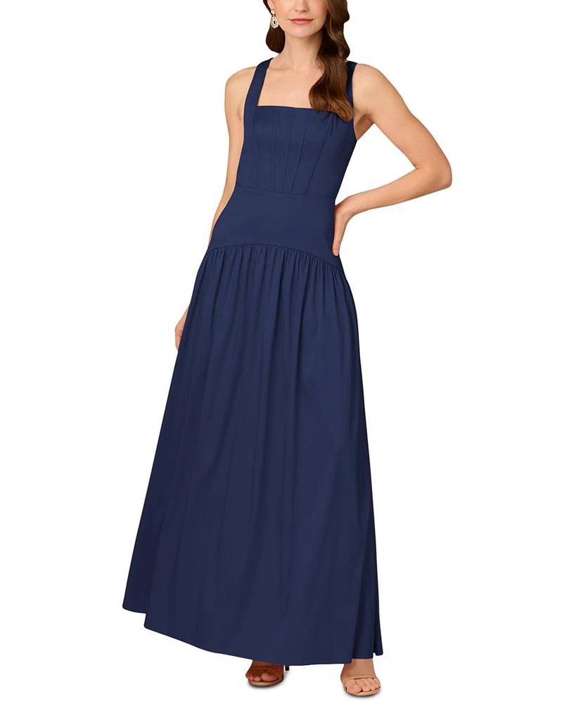 Aidan Mattox Mikado Maxi Dress 1