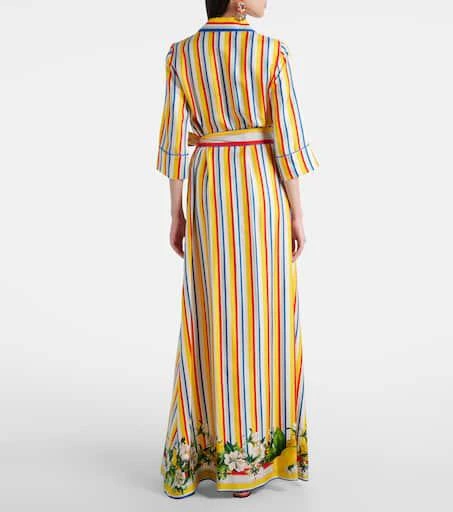 Dolce
Gabbana Striped silk shirt dress 3