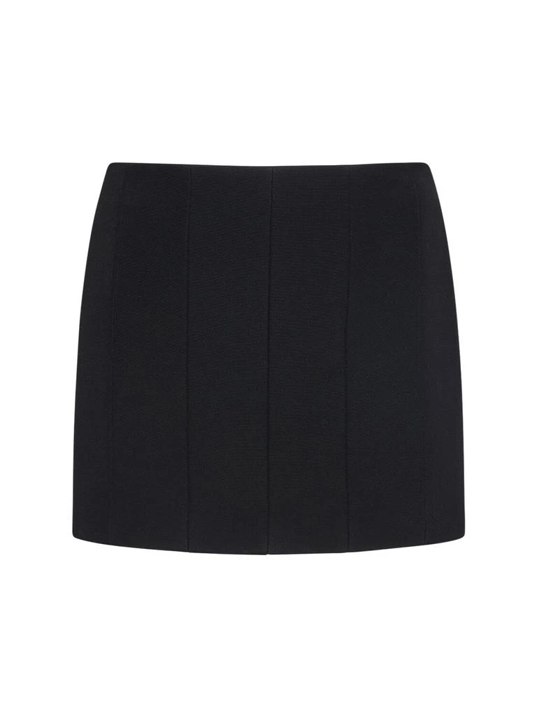 Khaite Meelar Viscose Blend Mini Skirt 1