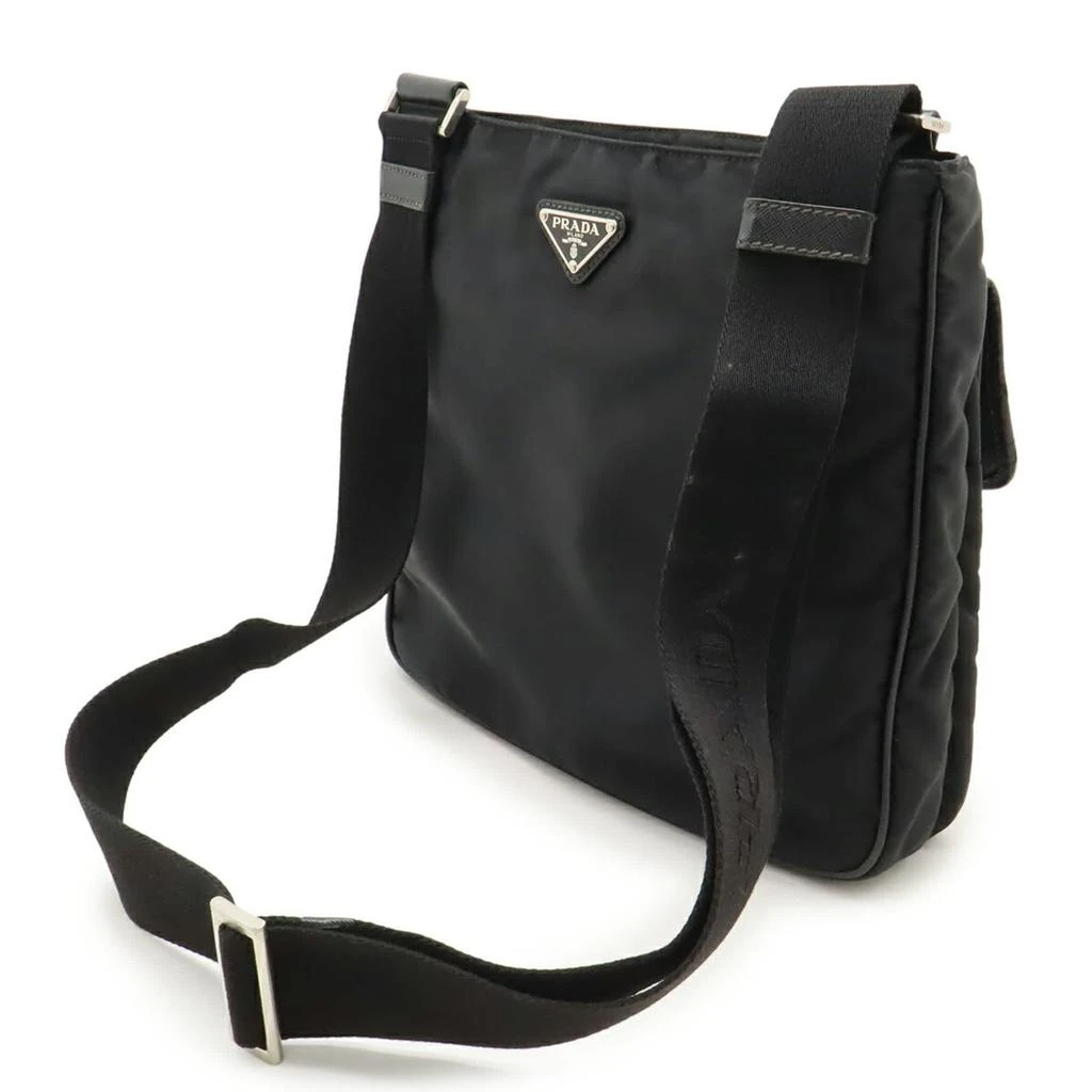 Prada Nylon Leather Shoulder Bag (Pre-Owned) 2